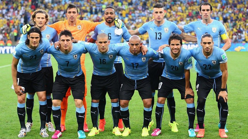 team photo for Uruguai 